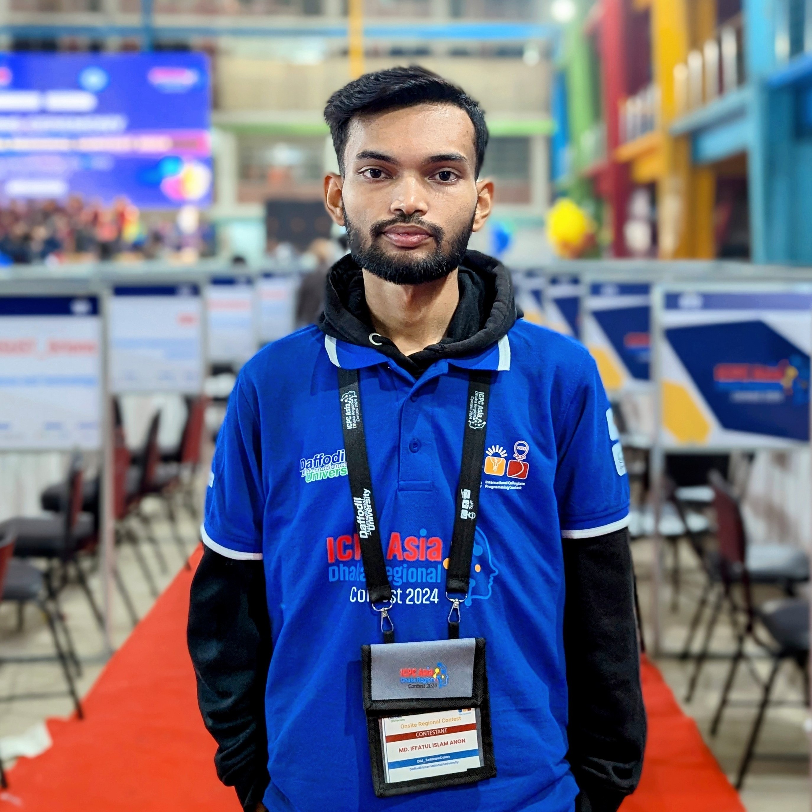 Md. Iffatul Islam Anon smiling