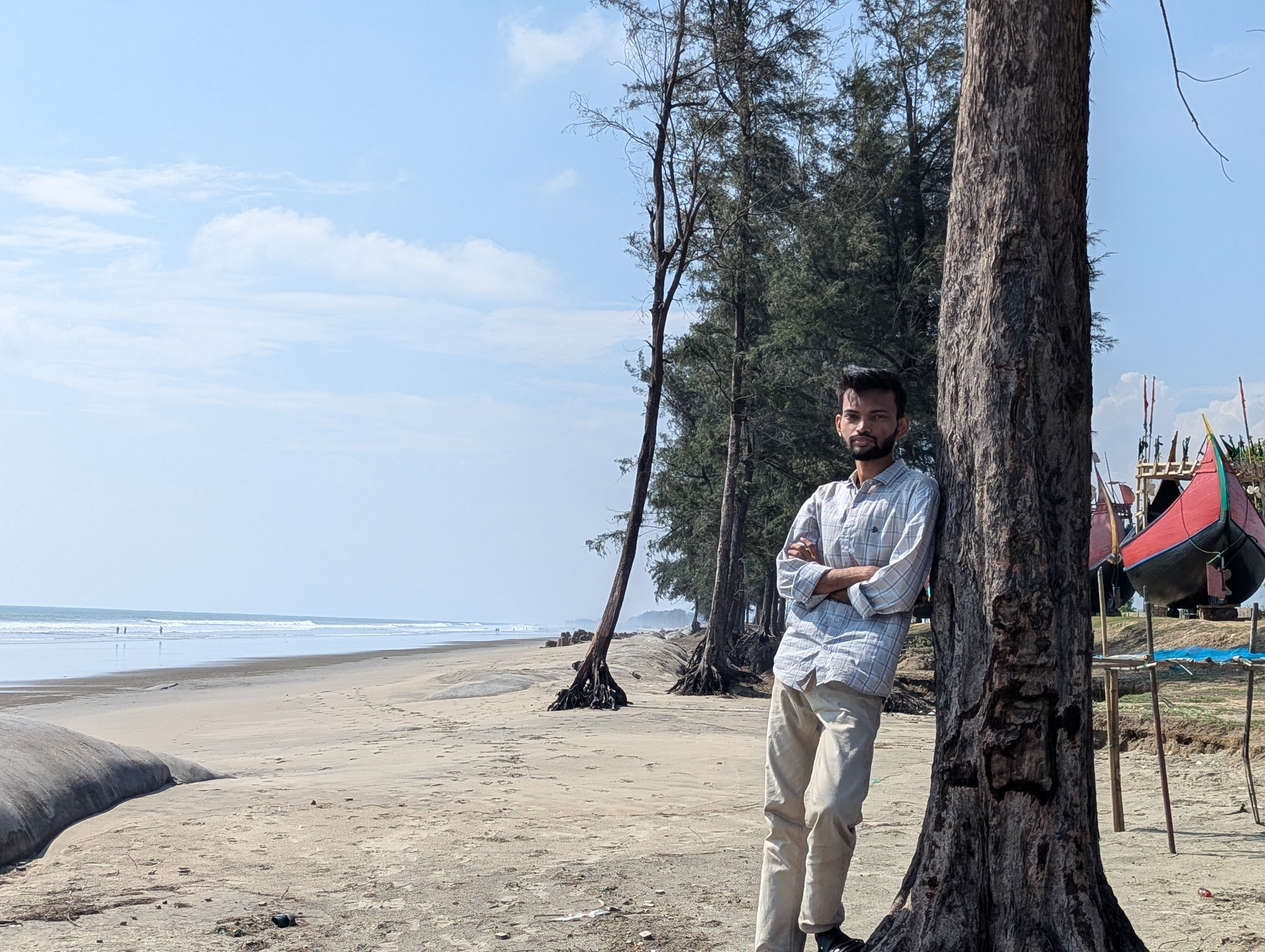 Beach view at Cox's Bazar