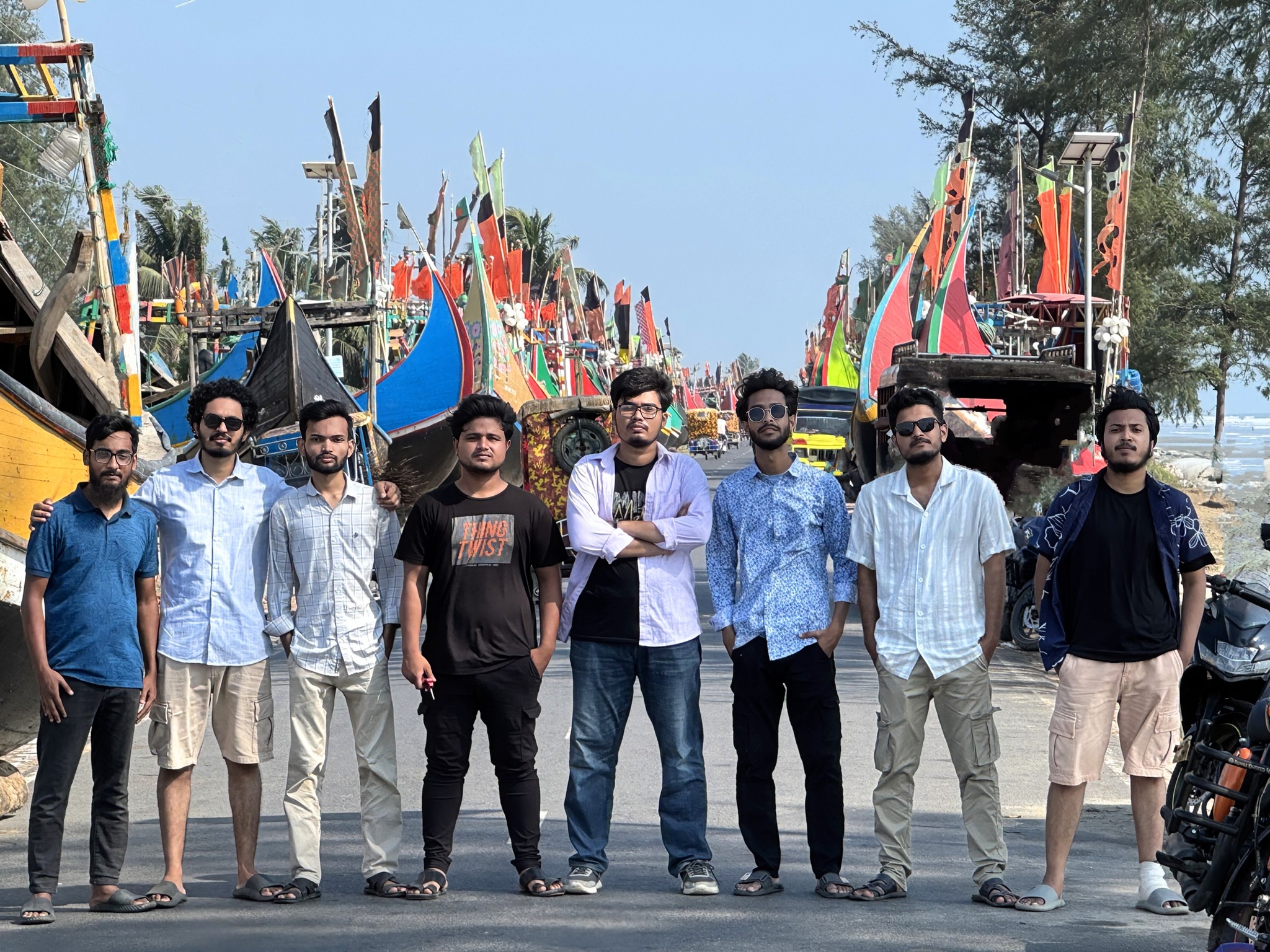 Shoreline view at Teknaf